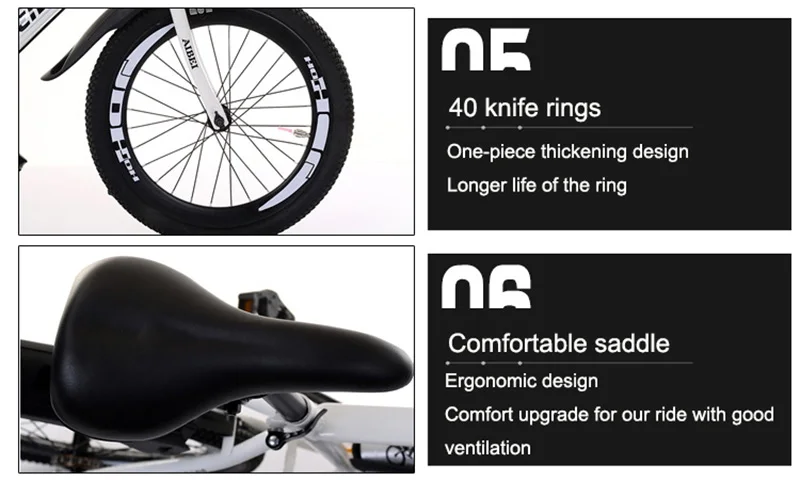 Mountain Bike Students Adult Speed Change Two-Disc Brake Shock Absorber 20-Inch Mountain Bike