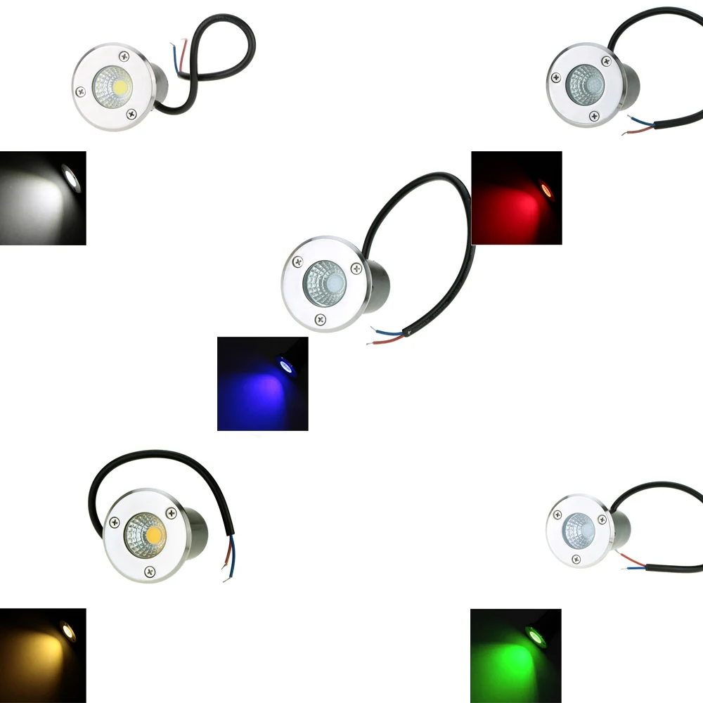 Подземный светодиодный светильник высокой мощности 10 шт. 3 Вт водонепроницаемый