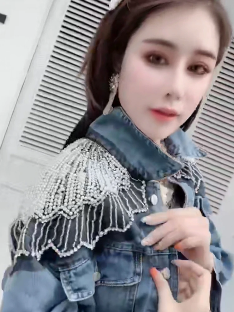 Уличная мода WHITNEY WANG 2019 Atumn ручная работа бриллианты жемчужины Бисероплетение