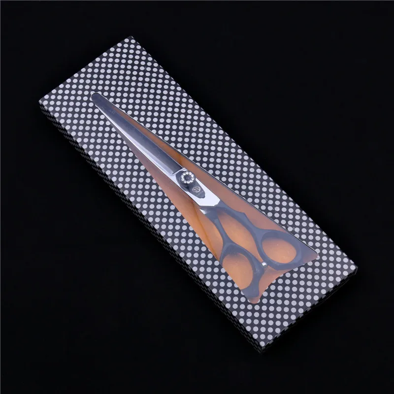 

Purple Dragon 7 inch Pet Shears Professinal Dragon Handel Scissor with Carton Titanium Salon Dog Hair Clipper This Goods for Pet