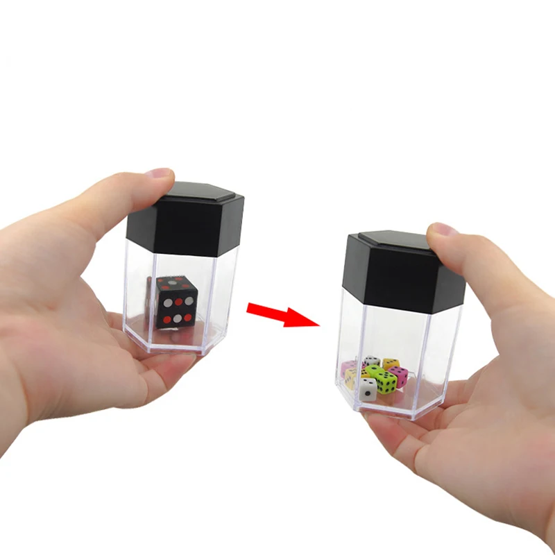 

Dice Bomb Magic Trick Toys Explode Explosion Dice Colored Close Up Easy Appearing Magic Joke Prank Toys for Children Kids Learn