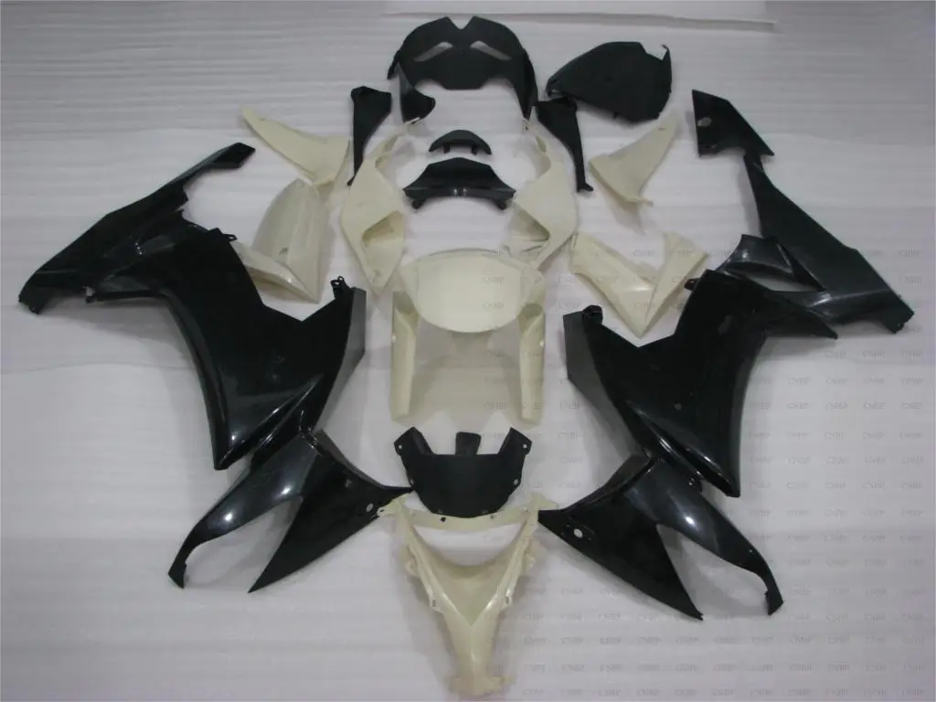 UNPAINTED fairing Ninja ZX 10r 2008 наборы для тела ZX-10r 2008-2010 зеленые черные белые Обтекатели для Kawasaki ZX10r 2009 Abs обтекатель - Цвет: UNPAINTED fairing