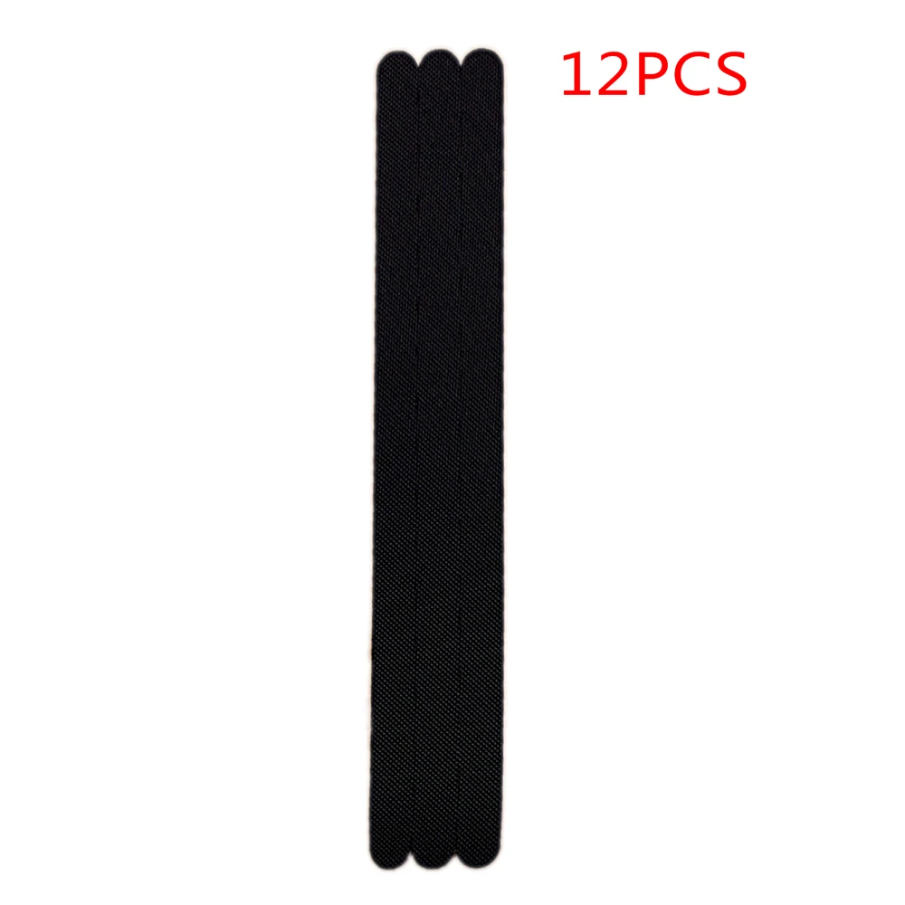 Black 12pcs Букет невесты 6 штук в партии, 12 штук в партии, 18 шт защитная лента практическая лента 2 см* 38 см коврик ванна полоски для душа противоскользящее напольное покрытие стикер для ванной лента - Цвет: Black 12pcs