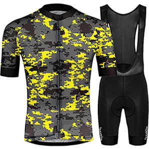 Set 02 Ropa ciclismo hombre RUNCHITA Велоспорт Комплект короткий рукав велосипед tenue cycliste homme ciclismo equipacion verano hombre - Цвет: Set 02