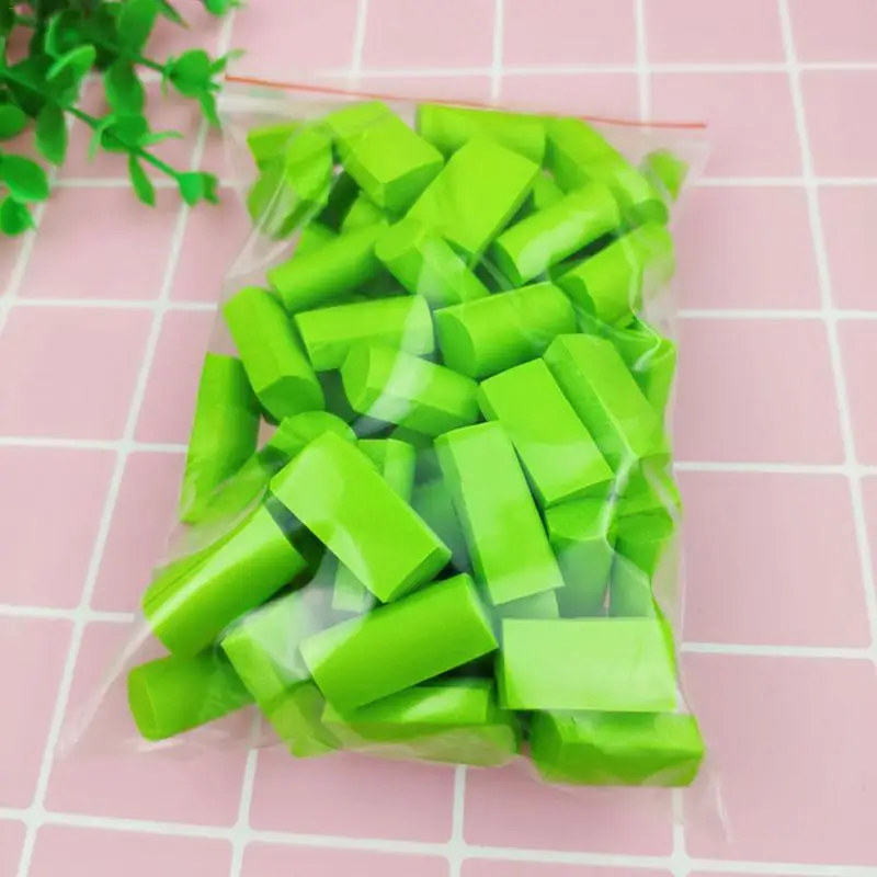 Fluorescent Green Многоцветная пушистая слизь наполнитель детский Шлаг, чтобы выпустить игрушку мягкие глиняные бусинки слизи пенная полоса клейкие аксессуары DIY Материал - Цвет: Fluorescent Green