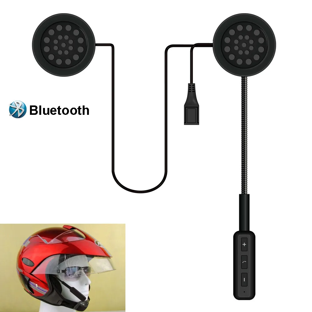 New And Fashion Motorcycle Helmet Wireless Bluetooth Earphone Headset Communication Systems Support Music For Motorbike | Электроника
