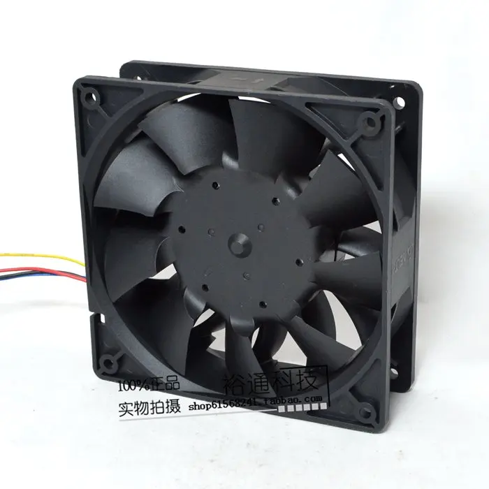 TFC1212DE ADDA 120 мм DC 12 В 5200 об/мин 252CFM для майнинга биткоинов мощный серверный чехол