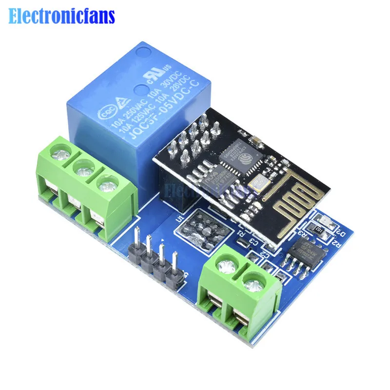 Релейный модуль ESP8266 5 В Wi-Fi для умного дома с дистанционным управлением телефона