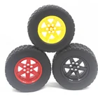 Конструктор MOC самоблокирующийся, техническая часть, 1 шт., диаметр шины 94,3x38 и 1 шт., диаметр обода DIA56X34, совместим с lego, детская игрушка