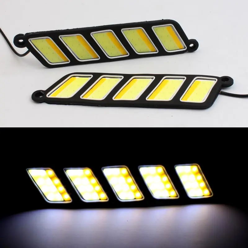 Авто дневные ходовые огни светильник светодиодный DRL 12v Водонепроницаемый COB