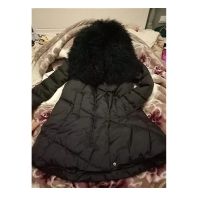 Пуховая парка размера плюс 4XL, хлопковые куртки, новинка, женская зимняя толстая Тонкая теплая Женская длинная стеганая куртка с меховым воротником, верхняя одежда S197
