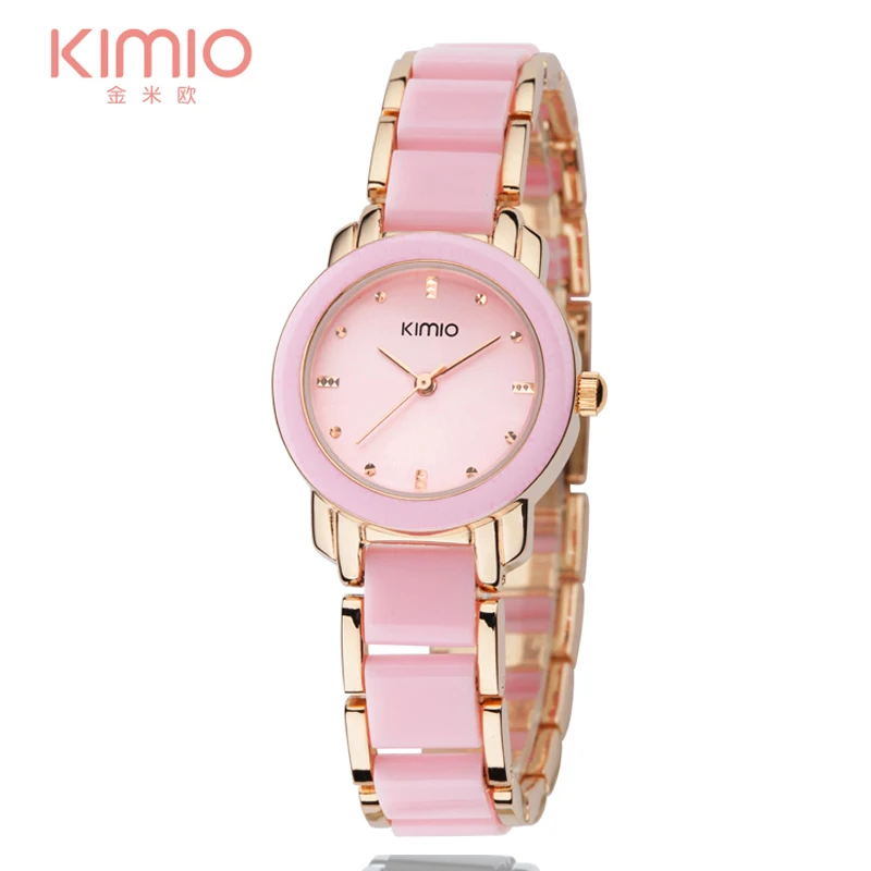 Luxury Brand Kimio Имитация Керамика Группа Кварцевые Часы Горячее Надувательство