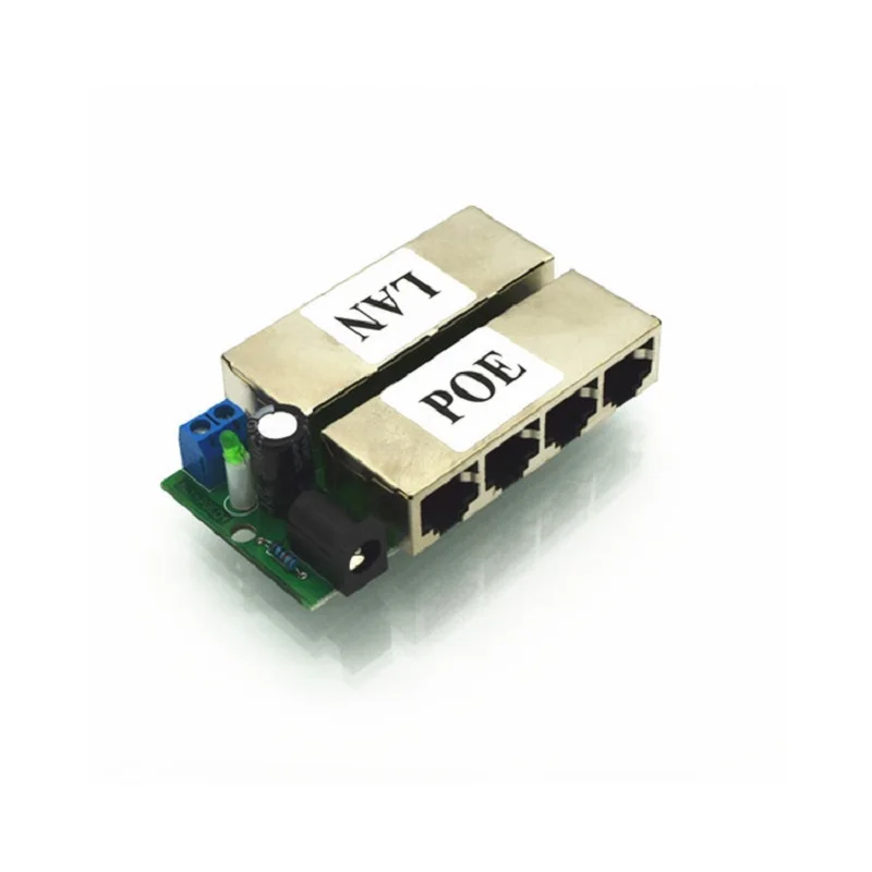 4 канала по Ethernet PoE инжекторный модуль видеонаблюдения IP безопасности