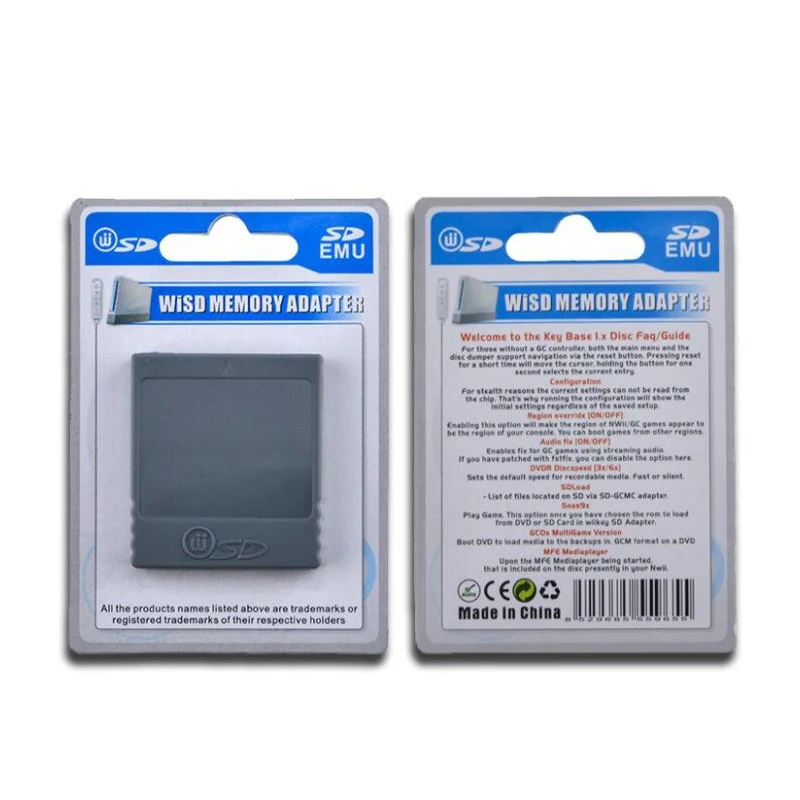 Адаптер конвертер для Nintendo Wii устройство чтения карт памяти SD Flash WISD консоли GameCube