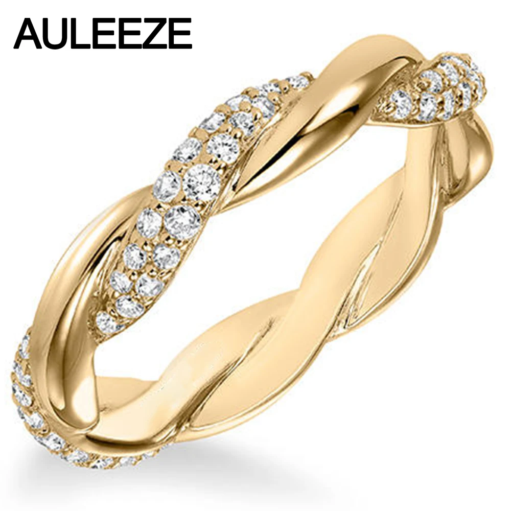

Кольцо женское из натурального жёлтого золота 14 к с натуральными бриллиантами