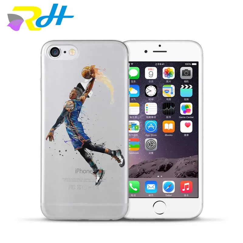 3 Для iphone 7 7 Plus 6 S 8 Plus 5s SE Xr Xs Max Мягкие силиконовые чехлы для телефонов задняя крышка Fundas Capa для Jordan James Kobe Coque Etui - Цвет: 3
