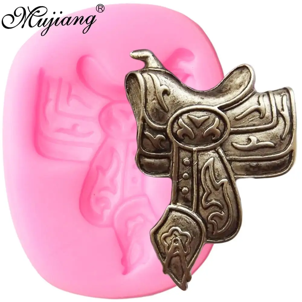 3D лошадиное седло силиконовые формы форма для кексов искусственная полимерная