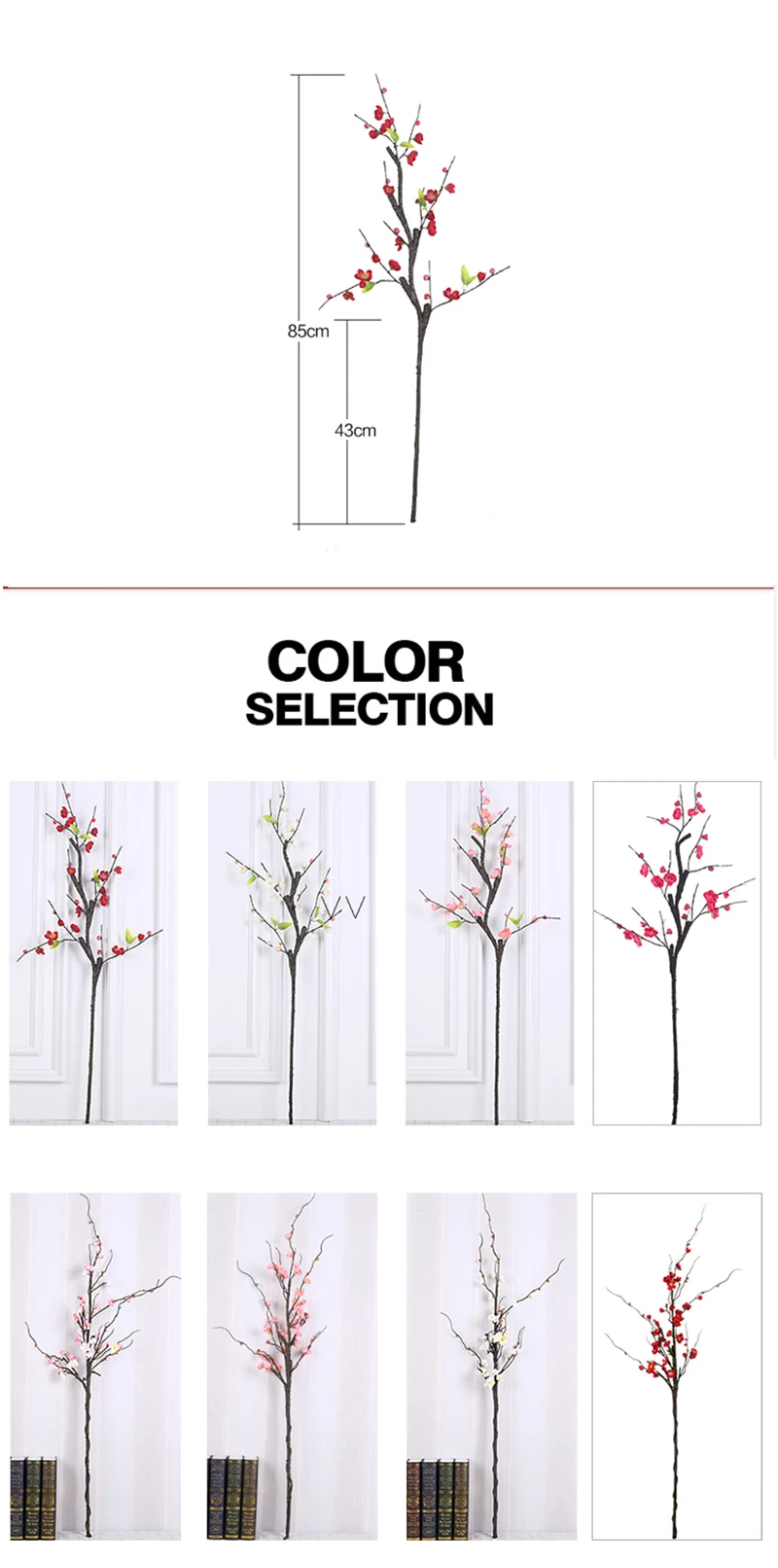 Erxiaobao 1 шт. Prunus Mume Meiren цветы сливы Искусственные цветы искусственный шелк Fower домашний стол вечерние свадебные Декор подарок