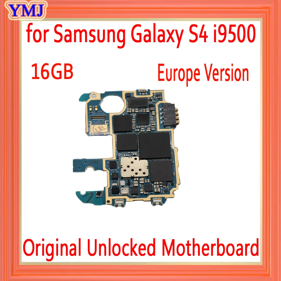 Материнская плата 16 Гб для Samsung Galaxy S4 i9500 оригинальная разблокированная