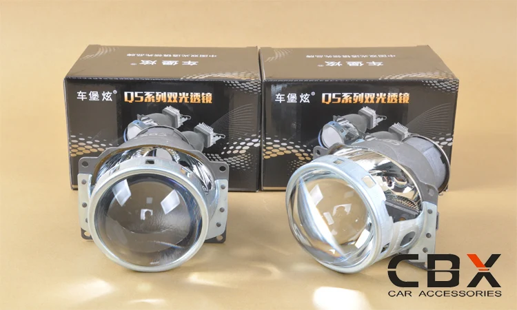 Автомобильный Стайлинг проектор Объектив 3 дюйма Q5 Koito Bi-xenon HID Bi-xenon проектор Объектив LHD с помощью H7 HID лампа с/без кожухов - Цвет: only Koito Q5