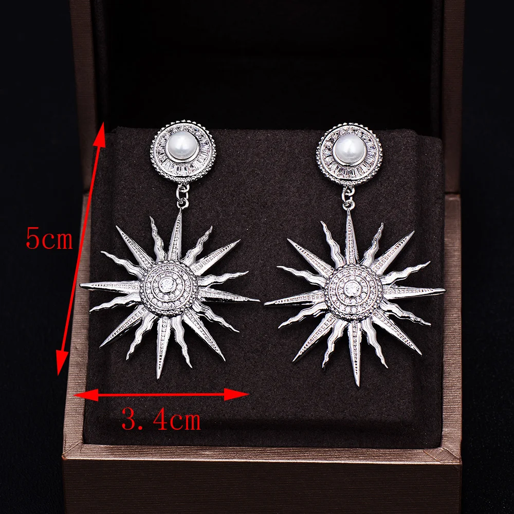 Женские серьги GODKI длинные с кисточками и кристаллами из фианита|wedding earrings|bridal