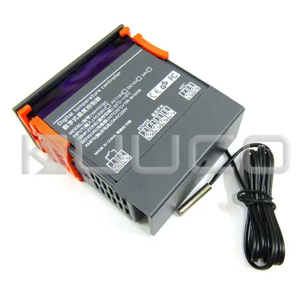 

5 PCS/LOT Universal Automatic Digital Thermostat -50 ~110 Celsius Degrees Temp Controller for Heating Cooling Heat-sinking