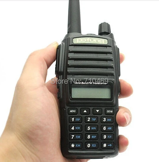 DHL Freeshippin + 2 шт./лот радио comunicador Pofung UV 82 UV82 двухдиапазонный Vhf uhf 5W baofeng яркий фонарик