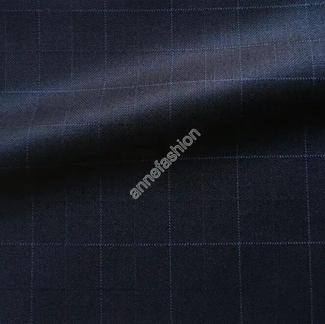 navy check 005 На заказ, для мужчин, с узорами стекла, много цветов, костюмы, Ретро стиль, джентльмен, классический, для мужчин, приталенный, синий, в клетку, Повседневный, свадебный костюм - Цвет: navy check 005