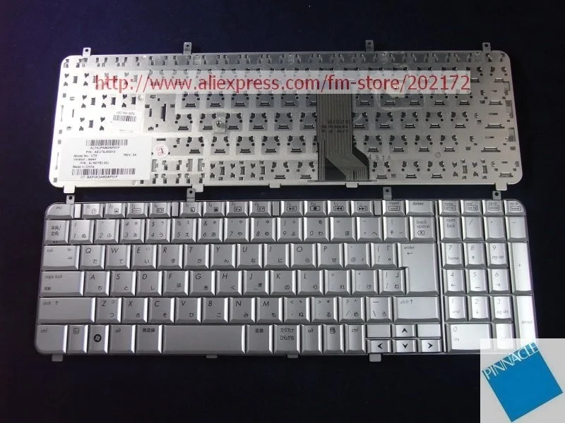 Совершенно новая Серебристая Клавиатура для ноутбука 508199 291 AEUT6J00010 серии HP HDX X16