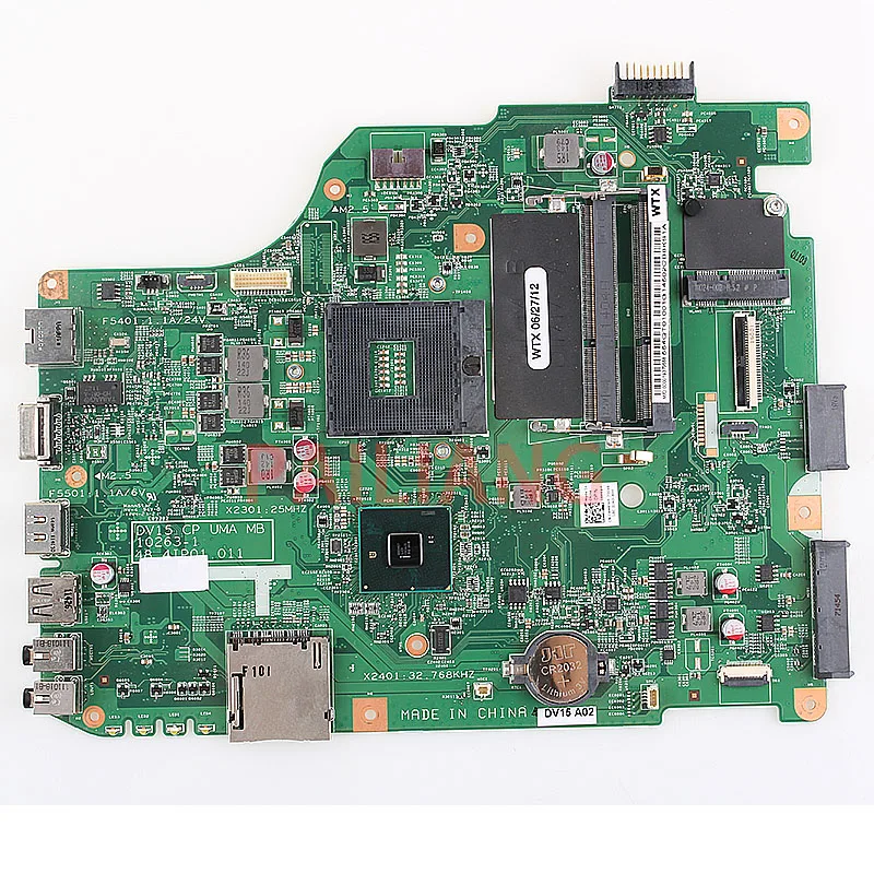 

PAILIANG Laptop motherboard for DELL N5040 1540 PC Mainboard HM57 CN-0RMRWP 0RMRWP DV15 10263-1 48.4IP01.011 full tesed DDR3