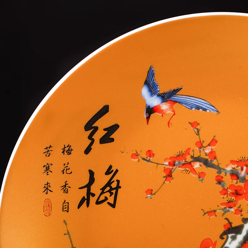 10-дюймовый керамический фарфор Jingdezhen тарелка Ретро китайский стиль домашняя