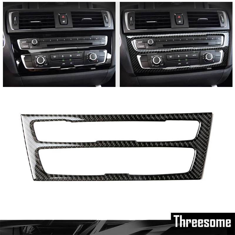 Обложка для салона автомобиля из углеродного волокна кондиционера CD панели