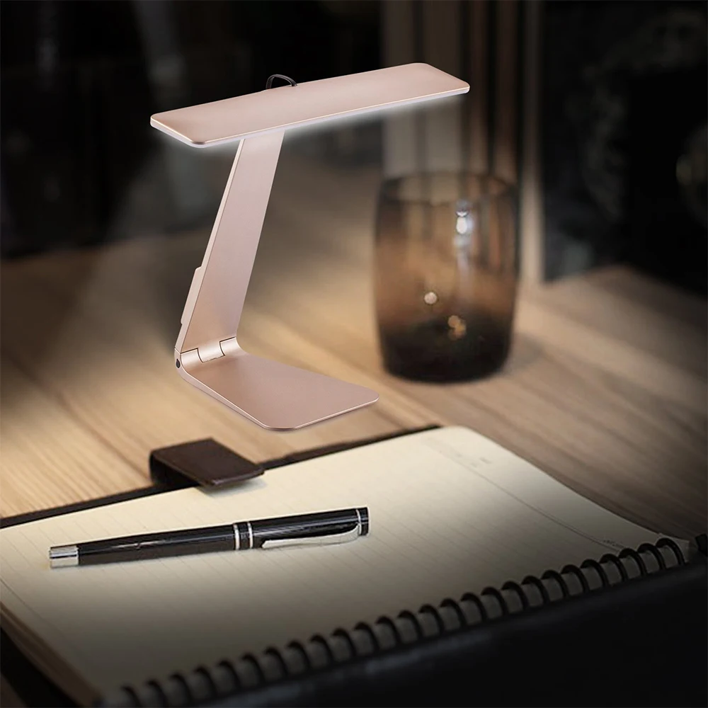 Обновленная Складная ультратонкая настольная лампа Mac с 3 режимами затемнения