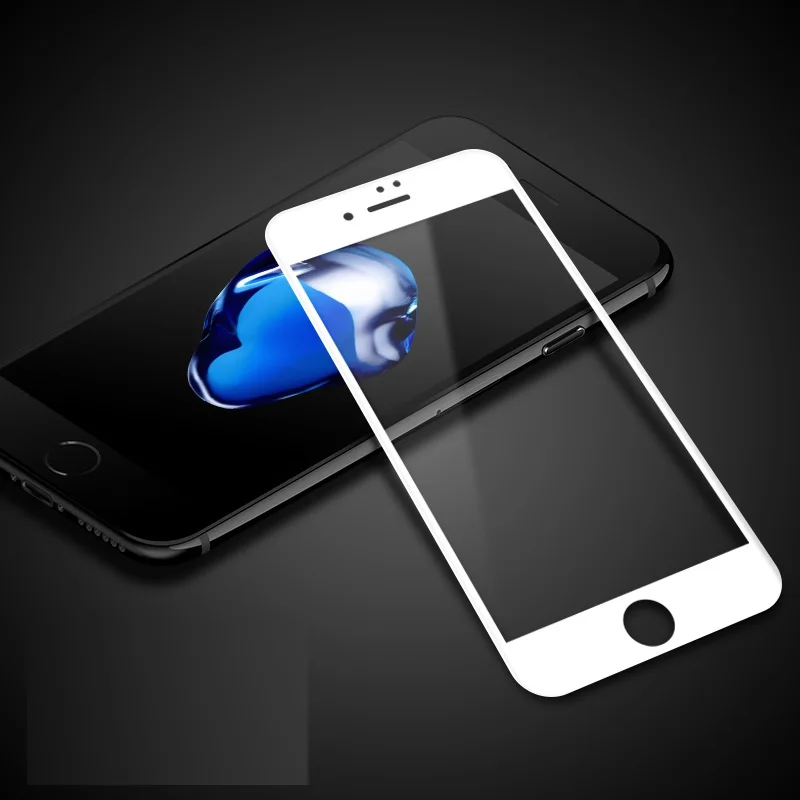 3D Волокна + edge закаленное стекло защиты глаз от излучения для Iphone 6 plus screen