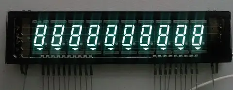 2 шт. Синий VFD экран дисплея 10x10 модуль 7 сегментов 106*25 мм вакуумная флуоресцентная панель Япония Futaba все новые 10-MT-20GY DIY Kit