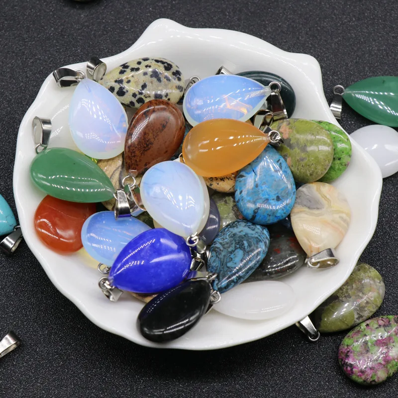 Простые Подвески Chakras ожерелья из натурального камня Рэйки лечение чакры