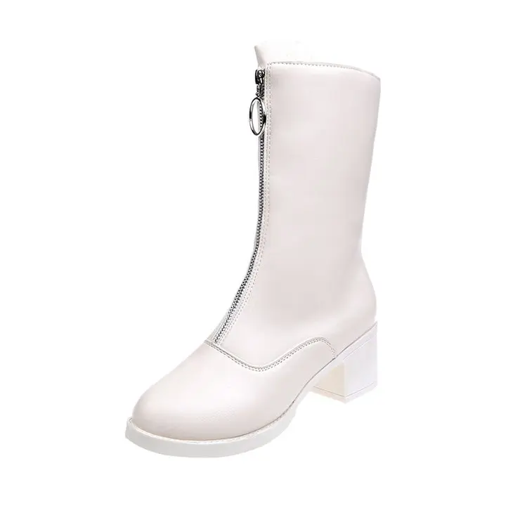 Aleafalling/модные женские ботиночки ботинки до середины икры модные короткие