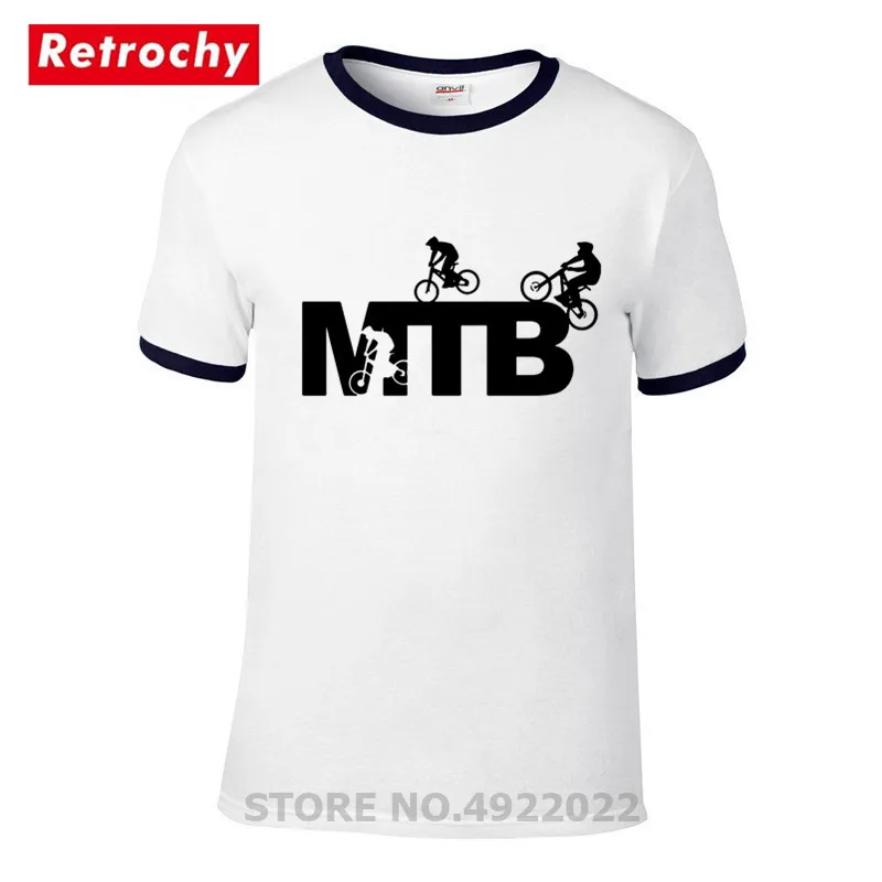 Забавная классная футболка с логотипом MTB Cycle новая модная для горного байкера