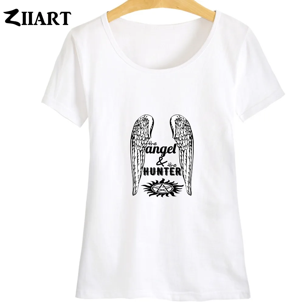 Женская летняя футболка ZIIART белая с коротким рукавом защищающая от владения