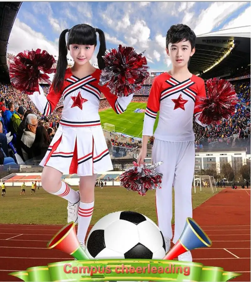 2019 Children Lala Performance Clothing Dance Uniforms Aerobics Skirt School Students Baby Cheerleading Stage Kids Costumes Set | Детская