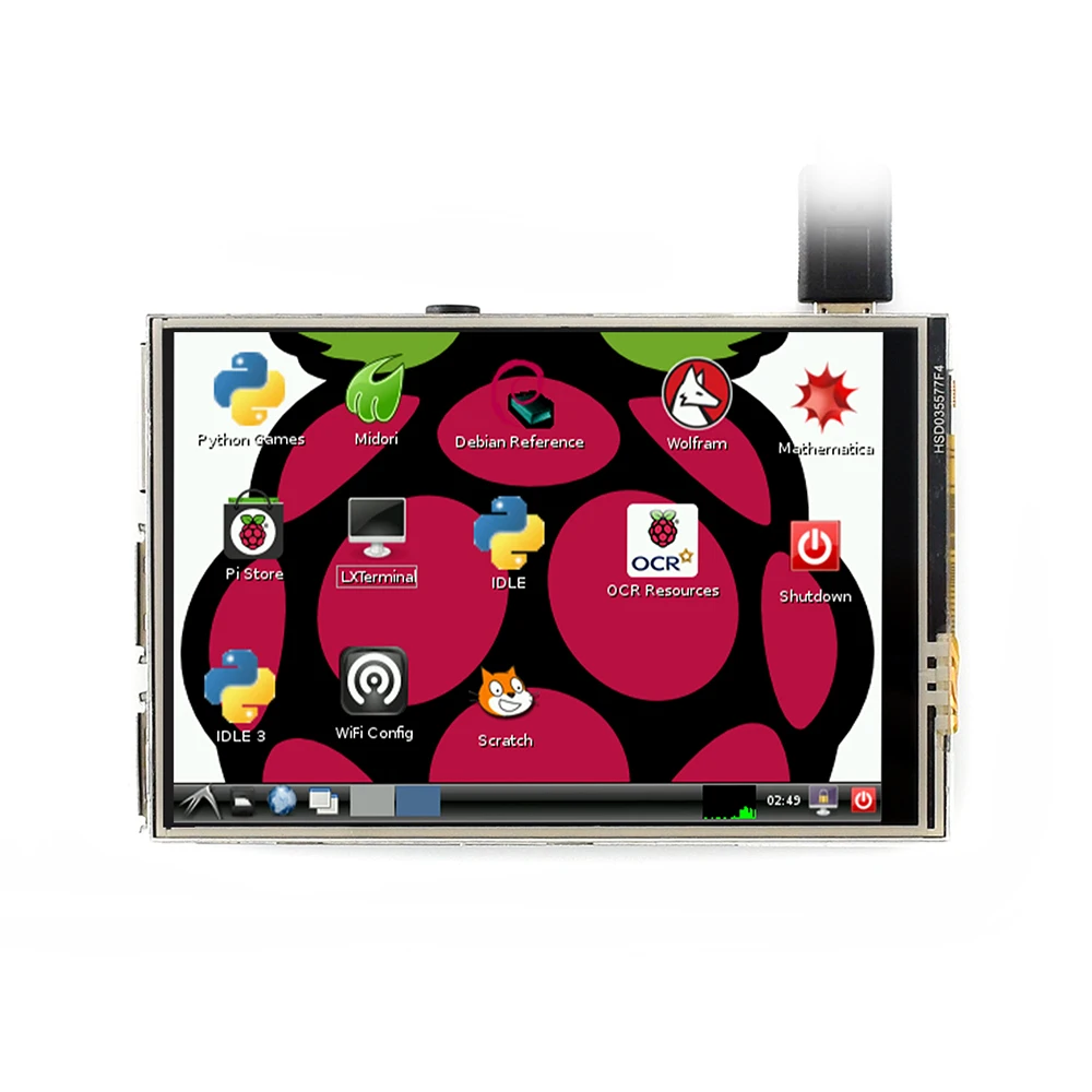 Waveshare 480x320, 3,5 дюймовый сенсорный экран планшета TFT lcd предназначен для Raspberry Pi, 125MHz высокоскоростной SPI