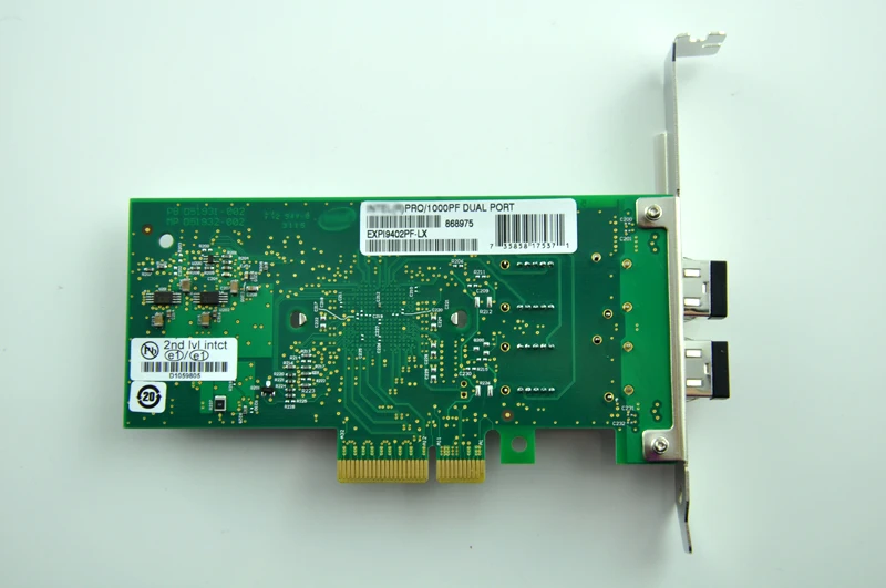 PRO/1000 PF двухпортовый LC волоконный гигабитный Ethernet адаптер сервера NIC исте9402pf LX