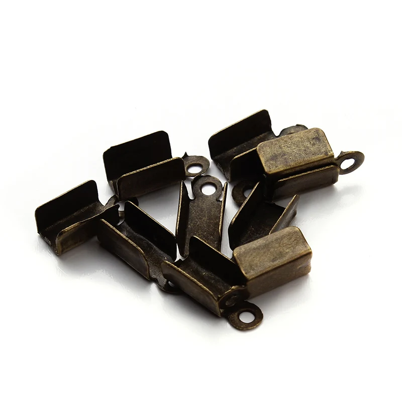 200 шт./лот обжимные концевые наконечники для ожерелья/шнура с концевыми