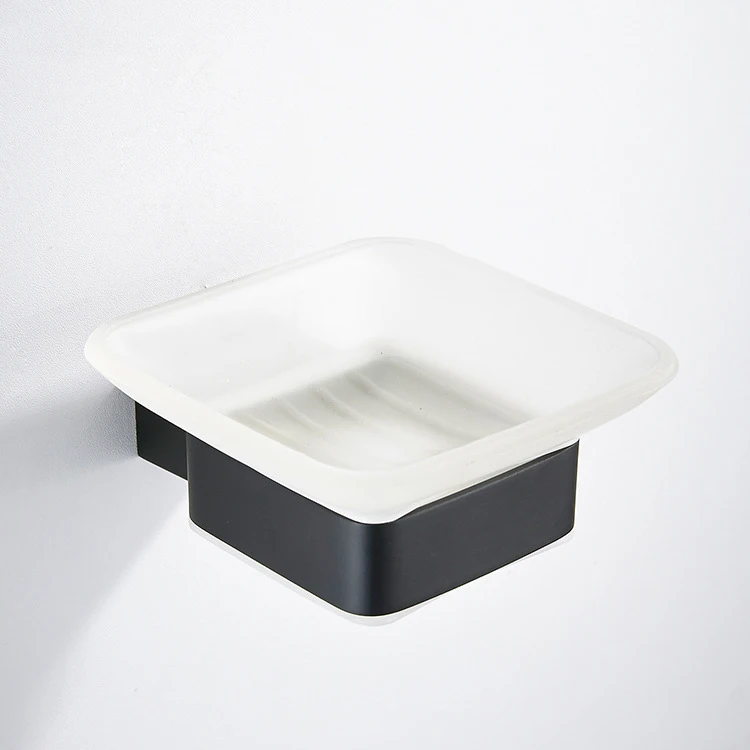 only soap dish Amibronze, 304, нержавеющая сталь, аксессуары для ванной комнаты, черная краска, полотенце, бар, полотенце, кольцо, держатель для бумаги, ткань, крючок, аксессуар T100S - Цвет: only soap dish