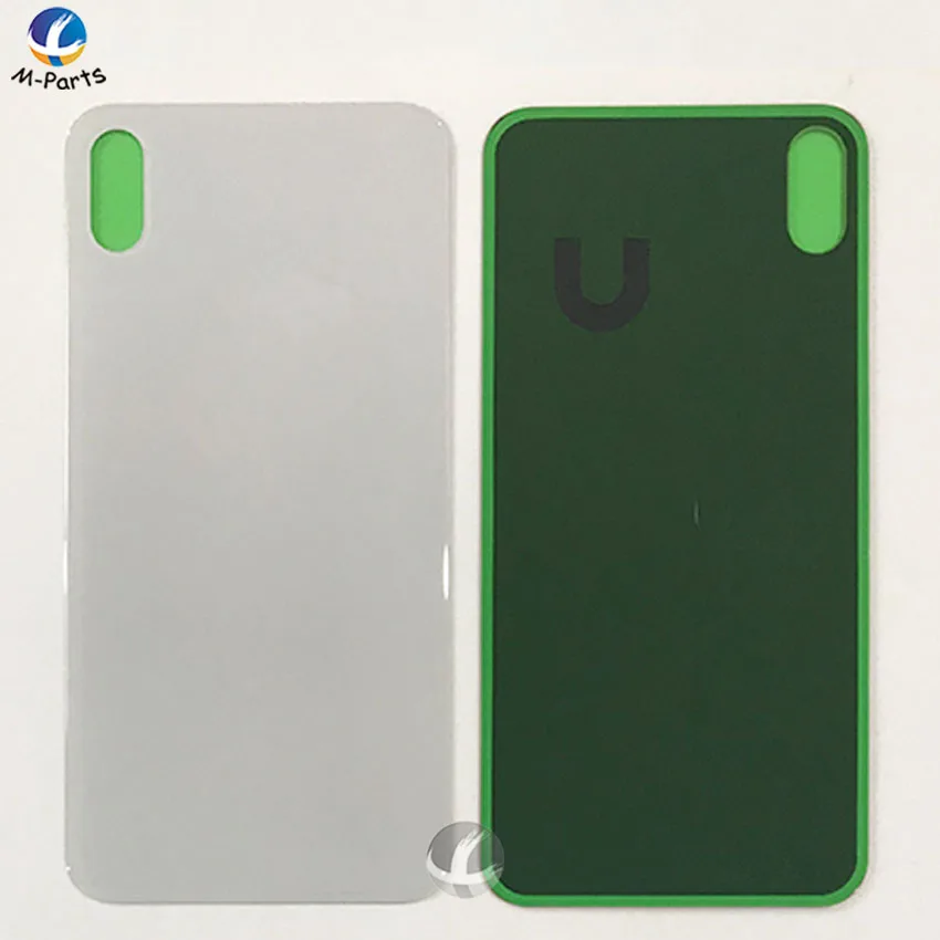 Задняя крышка+ клей для iphone X XS Max XSM Задняя стеклянная крышка для батареи с наклейкой+ Европейская версия+ логотип