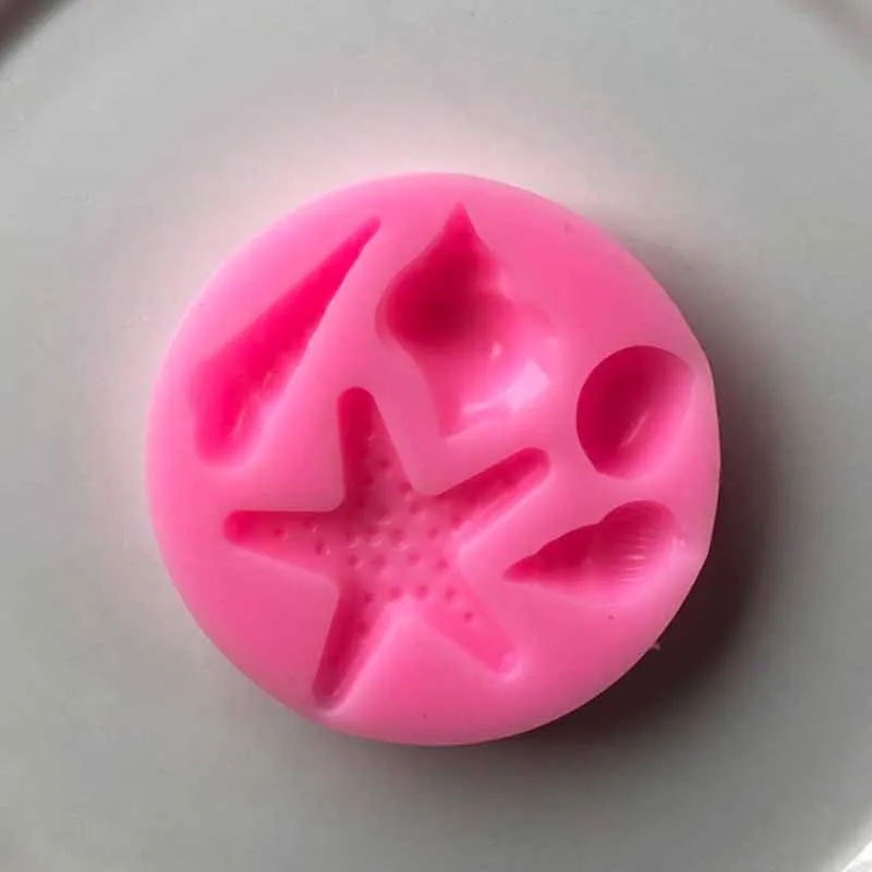 Spot Wholesale Starfish Conch Silica Mould Mobile Phone Drop Decorative DIY Mold XGY-79 | Дом и сад