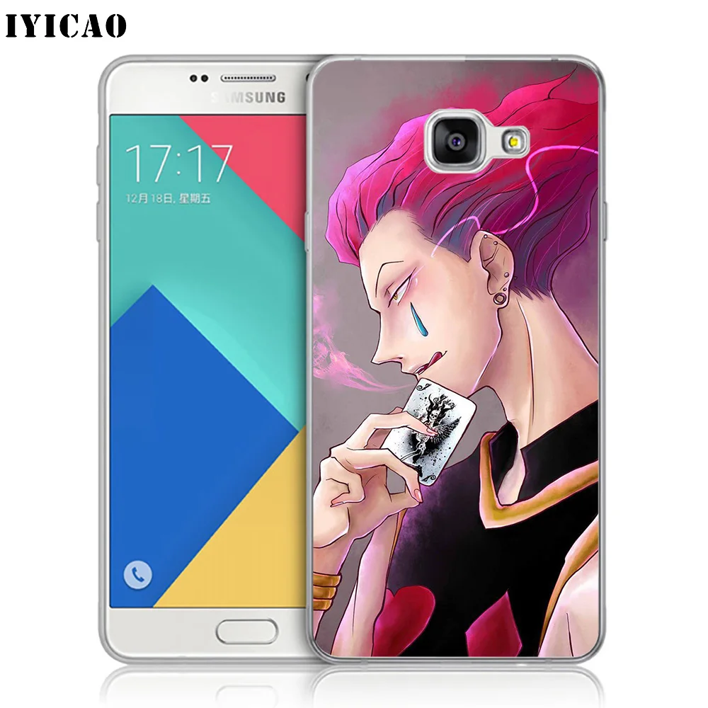 IYICAO Hisoka hunter x Мягкий силиконовый чехол для телефона Samsung A10 A30 A40 A50 A70 M10 M20 M30 TPU |