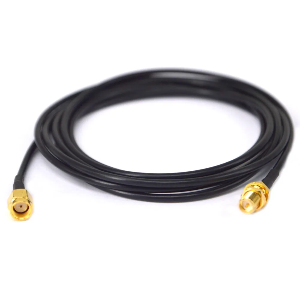 Wi Fi антенный Удлинительный кабель RP SMA штекер гнездо RF адаптер соединителя RG174 2