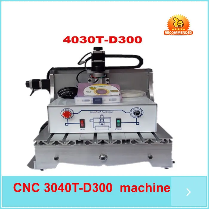 CNC 3040T D300 фрезерный станок с 300 Вт мотор шпинделя повышен ЧПУ 3040 гравер|Фрезы по