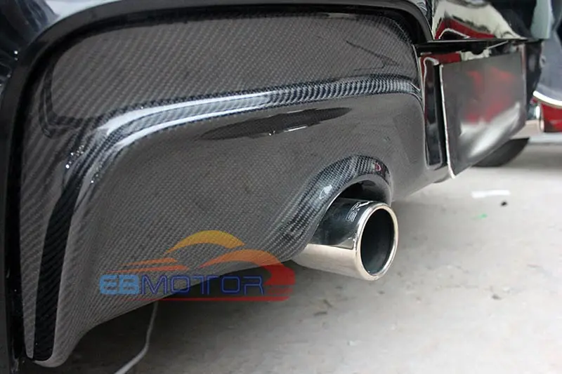 Настоящее углеродное волокно 3D стиль задний диффузор для BMW F20 1 SERIES M TECH